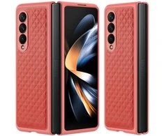 Dux Ducis Venice dėklas skirtas Samsung Galaxy Z Fold 4, raudonas
