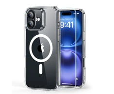 ESR Classic Hybrid Halolock MagSafe + Tempered Glass Apple iPhone 16 – dėklas telefonui skaidrus