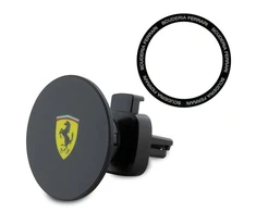 Ferrari magnetinis laikiklis FECHMMAK oro grotelėms juodos spalvos 2023 Collection MagSafe