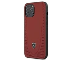 Apple iPhone 12 Pro Max Ferrari dėklas Off Track Perforated (FEOGOHCP12LRE) raudonos spalvos