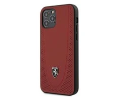 Apple iPhone 12 / 12 Pro Ferrari dėklas Off Track Perforated (FEOGOHCP12MRE) raudonos spalvos