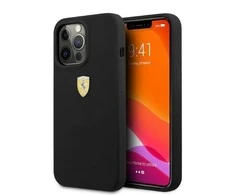 Ferrari FESSIHMP13XBK Apple iPhone 13 Pro Max 6.7" dėklas telefonui juodos spalvos silikoninis MagSafe