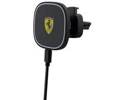 Ferrari indukcinis įkroviklis FECHMGLK 15W grotelėms juodos spalvos 2023 Collection MagSafe