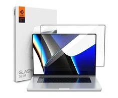 „Spigen Glas.tR Slim“ 1 pakuotė – „MacBook Pro 14“ M4 2024/M3 2023/M2 2023/M1 2021