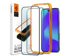 Spigen tR Align Master 2 Pack, FC juodos spalvos – Apple iPhone 14 Pro