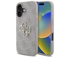 Guess 4G Big Logo Apple iPhone 16 – dėklas telefonui rožinės spalvos