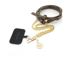 Dėklas Universali Guess Lanyard / Pakabukas (GUOUC4MG4EW) Universali CBDY raudona/rudos spalvos 4G grandinė