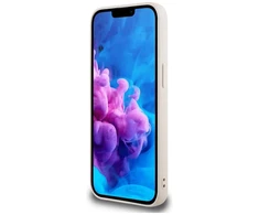 Guess 4G Flowers Print MagSafe iPhone 16e Dėklas - Rožinė