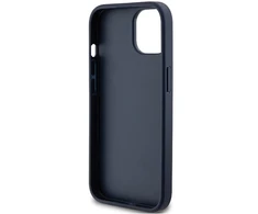 Guess GUHCP15MPG4GPB Apple iPhone 15 Plus / 14 Plus 6.7″ mėlynas kietas dėklas 4G Triangle Metal Logo
