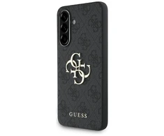 GUESS dėklas skirtas Samsung Galaxy A36 GUHCSA364GMGGR (4G PU Big Logo) juodos spalvos