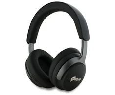 Guess ausinės su lankeliu ant galvos Bluetooth ANC GUBHC22PSFCSMK juodos spalvos Metal Script Logo