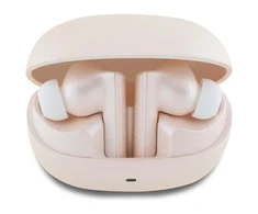 Guess ausinės Bluetooth GUTWST88MCTGP TWS + rožinės spalvos Capsule Printed Logo