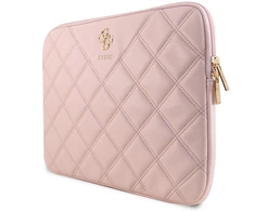 Nešiojamo kompiuterio įmautė 14" Guess Sleeve Quilted 4G (GUCS14ZPSQSSGP) rožinės spalvos