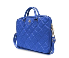 Nešiojamo kompiuterio krepšys 16" Guess Quilted 4G (GUCB15ZPSQSSGB) mėlynos spalvos