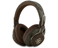 Guess PU 4G Metal Logo ENC belaidės ausinės rudos spalvos