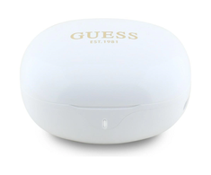 Ausinės Guess Glossy Classic Logo TWS Belaidės Earphones Baltas