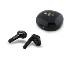 Ausinės Guess Glossy Classic Logo TWS Belaidės Earphones Juodas