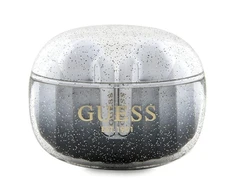 Ausinės Bluetooth TWS Guess Glitter Gradient GUTWSHDGKEEK juodos spalvos
