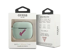 Apple AirPods Pro Guess silikoninis Vintage (GUACAPLSVSBF) ausinių dėklas mėlynos spalvos