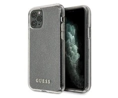 Dėklas GUESS HARD CASE GLITTER GUHCN58PCGLSI IPHONE 11 PRO Sidabrinis