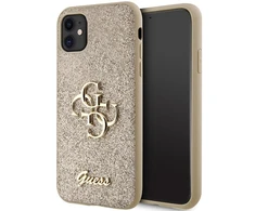 Dėklas Apple iPhone 11 / XR Guess Hardcase Glitter Script Big 4G