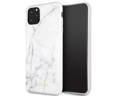Dėklas Guess GUHCN65HYMAWH iPhone 11 Pro Max baltas marmuras