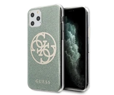 Dėklas GUESS HARD CASE CIRCLE GLITTER GUHCN65PCUGLKA IPHONE 11 PRO MAX KHAKI