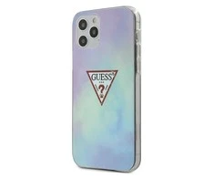 Apple iPhone 12 Pro Max Guess dėklas Tie &amp; Die Collection (GUHCP12LPCUMCGC02) mėlynos spalvos
