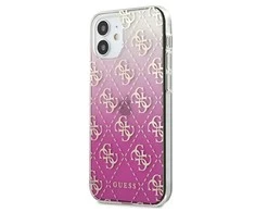 Apple iPhone 12 Mini Guess dėklas 4G Gradient (GUHCP12SPCU4GGPI) rožinės spalvos