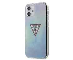 Apple iPhone 12 Mini Guess dėklas Tie &amp; Die Collection (GUHCP12SPCUMCGC02) mėlynos spalvos