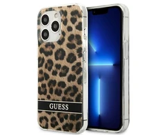 Apple iPhone 13 Pro Guess dėklas Leopard (GUHCP13LHSLEOW) rudos spalvos