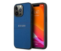 Dėklas GUESS GUHCP13LPSASBBL IPHONE 13 PRO / 13 6.1 "Mėlynas / Mėlynas SAFFIANO STRAP