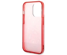 „Guess“ GUHCP14LHGBNHR iPhone 14 Pro 6.1" raudonas/raudonas kietas dėklas su „Bandana Paisley“ raštu