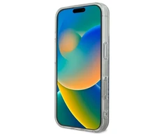 Guess GUHMP16LH4STB Apple iPhone 16 Pro 6.3″ mėlynas kietas dėklas IML 4G MagSafe