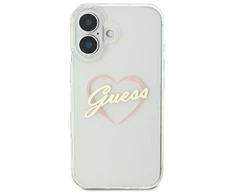 Guess GUHCP16MHCHGSPT Apple iPhone 16 plus 6.7″ skaidrus kietas dėklas IML Heart