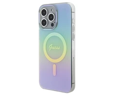 GUESS GUHMP15LHITSQ IPHONE 15 PRO 6.1 "TURKIO SPALVOS / TURKIO SPALVOS KIETAS DĖKLAS IML IRIDESCENT MAGSAFE