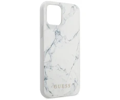 „Guess Marble“ – dėklas Apple iPhone 12 Mini baltas