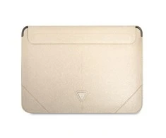 Įmautė kompiuteriui Guess Saffiano Triangle Logo (GUCS16PSATLE) beige