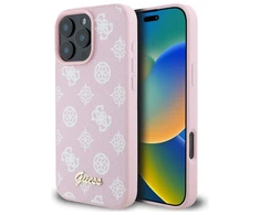 Guess Peony Script MagSafe - dėklas skirtas Apple iPhone 16 Pro Max pink