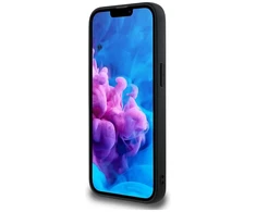GUESS dėklas skirtas Apple iPhone 16e (SE 4 2025) suderinamas su MagSafe GUHMPSE4G4GFRK (PU 4G Ring Classic Logo) juodos spalvos