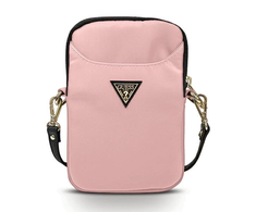 Dėklas Krepšys Guess Nylon Triangle Logo (Guppntmllp) rožinės spalvos