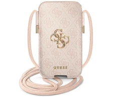 Krepšys Guess 6,7" dėklas 4G Big Metal Logo (Guuphl4gmgpi) rožinės spalvos