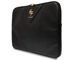 Nešiojamo kompiuterio dėklas 14" Guess Sleeve Triangle 4G (GUCS14ZPGSTEGK) juodos spalvos