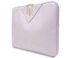 Nešiojamo kompiuterio įmautė 14" Guess Sleeve Triangle 4G (GUCS14ZPGSTEGU) violetinės spalvos