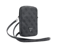 Guess krepšys su užtrauktuku 4G Triangle (GUWBZP4GFTSK) juodos spalvos