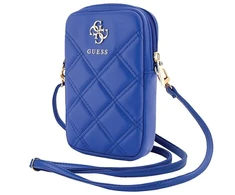 Guess krepšys su užtrauktuku Quilted 4G (GUWBZPSQSSGB) mėlynos spalvos