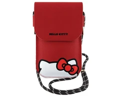 Hello Kitty odinis dėklas krepšys Hiding Kitty Cord (HKOWBPSCKER) raudonos spalvos