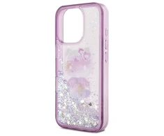 Hello Kitty HKHCP16XL50PPU Apple iPhone 16 Pro Max 6.9" dėklas telefonui violetinės spalvos Liquid Glitter 50TH Anniversary Party