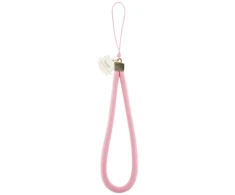 Virvelė telefonui Hello Kitty Nylon Cord Kitty Head rožinės spalvos