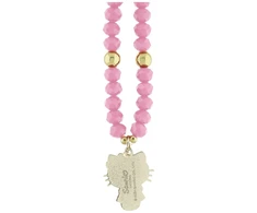 Virvelė telefonui Hello Kitty Pearls and Beads Kitty Charm rožinės spalvos